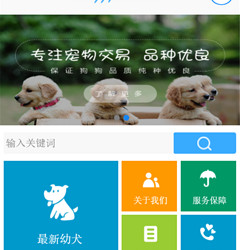 宠物交易小程序模版制作