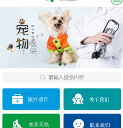 宠物医院小程序模版制作