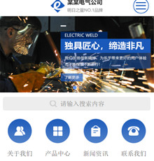 电工电气网站模版