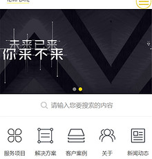 科技公司（服务型）网站模版