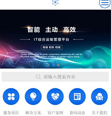 科技公司（服务型）网站模版